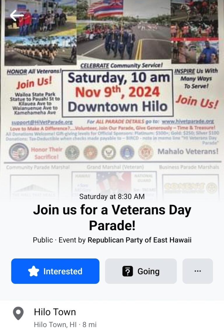 Veterans’ Day Parade!