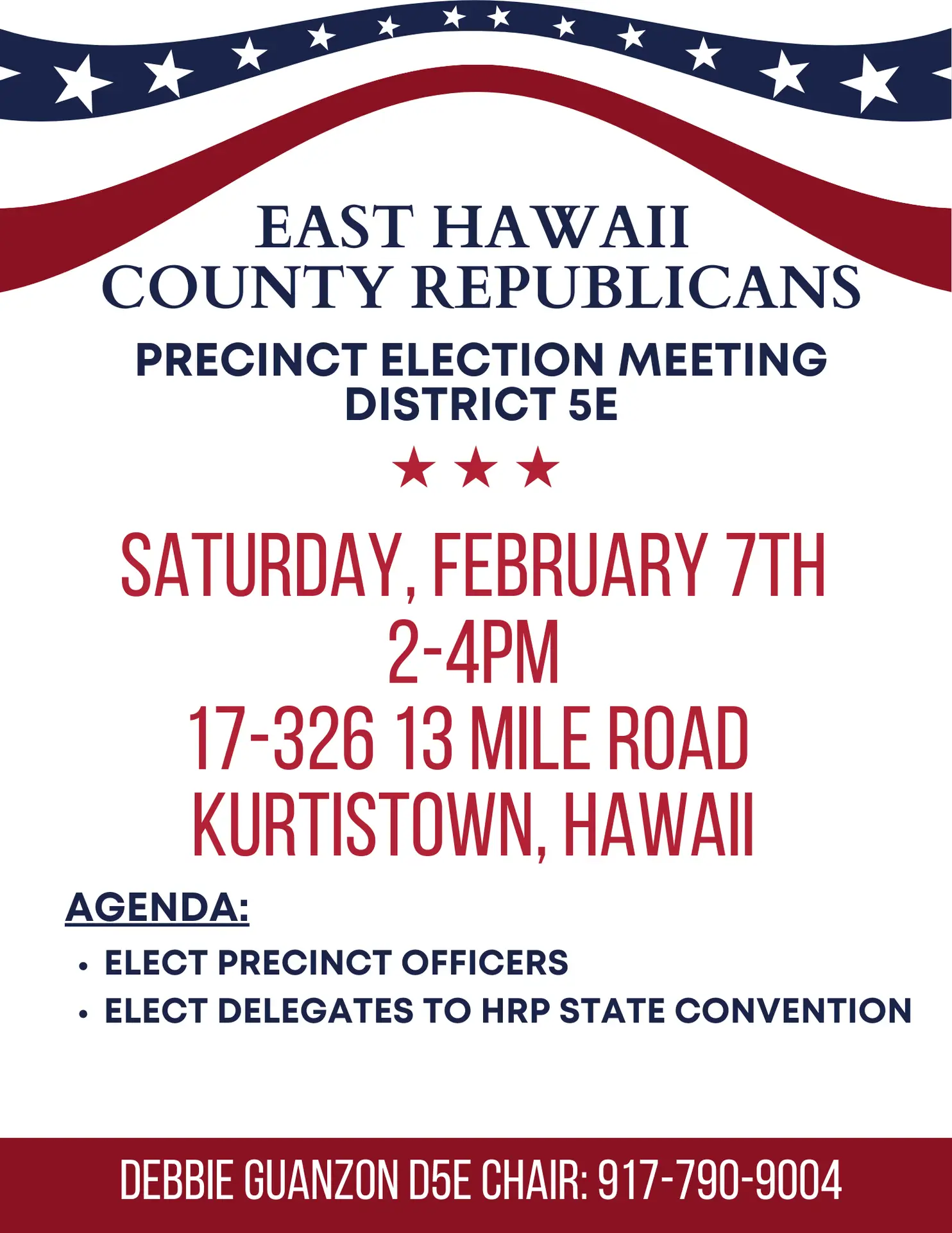 Save the Date: District 5E Precinct Election Meeting