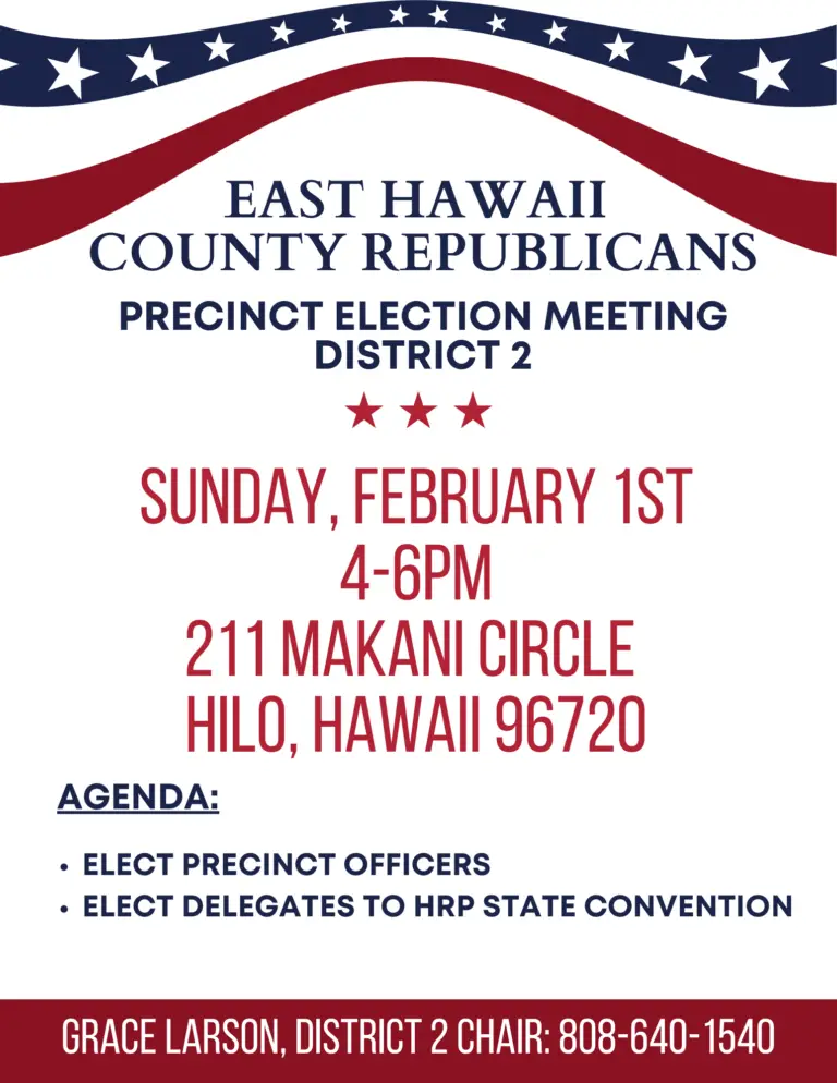 Save the Date: District 2 Precinct Election Meeting